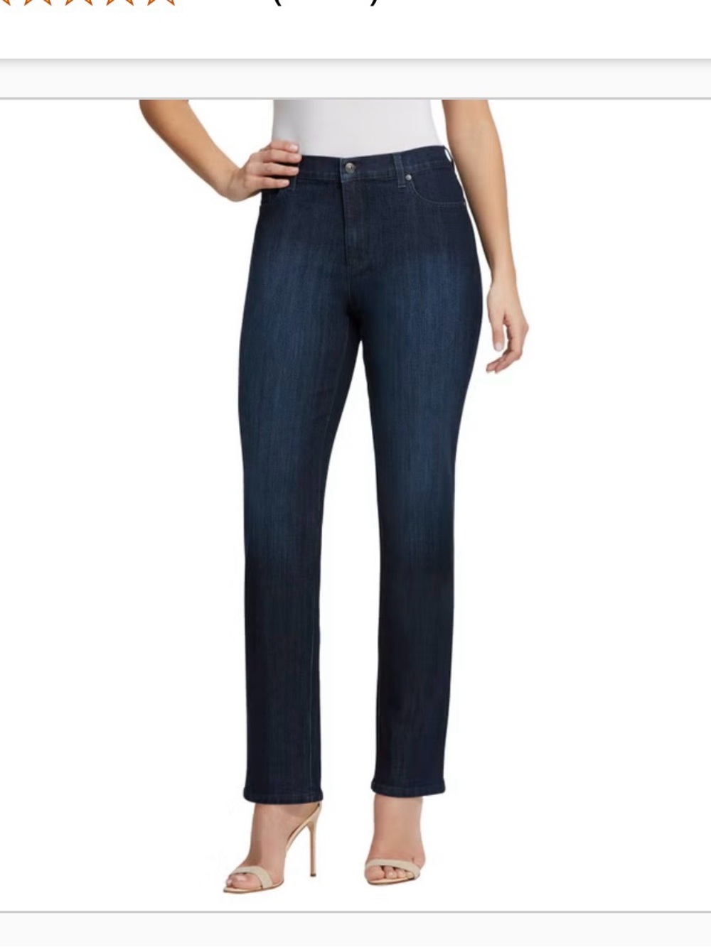Gloria Vanderbilt Dark Blue Amanda Jeans Sz 16